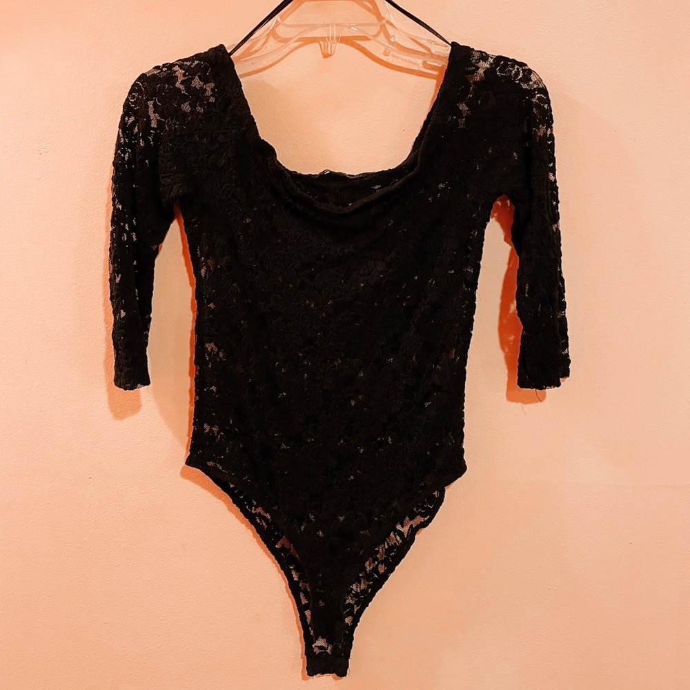Black Lace Bodysuit